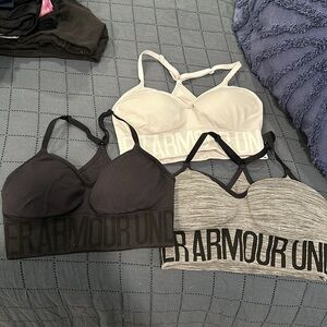 GREY - under armour sports bra